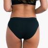 Saalt Volcanic Black L Cotton Bikini Period Underwear