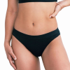 Saalt Volcanic Black L Cotton Bikini Period Underwear