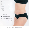Saalt Volcanic Black L Cotton Bikini Period Underwear
