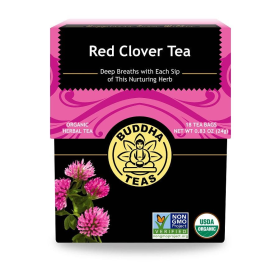 Buddha Teas Red Clover Organic Herbal Teas 18 tea bags