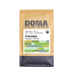 DOMA Coffee Roasting Company Colombia Organic Tolima Blend Whole Bean Coffee 12 oz.