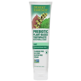Desert Essence Prebiotic Plant-Based Carrageenan Free Mint Toothpaste 6.25 oz.