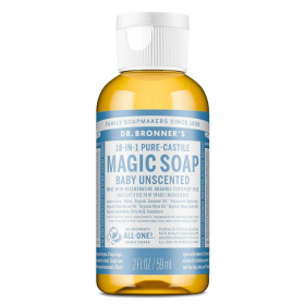 Dr. Bronner's 18-in-1 Pure-Castile Baby Unscented Soap 2 fl. oz.