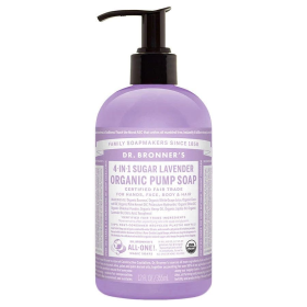 Dr. Bronner's Organic Lavender 4-in-1 Sugar Soap 12 fl. oz.