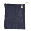 ECOBAGS Organic Cotton Medium Storm Blue Mesh Sack
