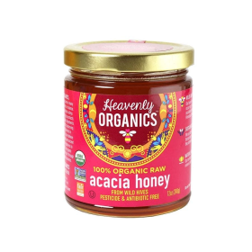 Heavenly Organics Organic Raw Acacia Honey 12 oz.