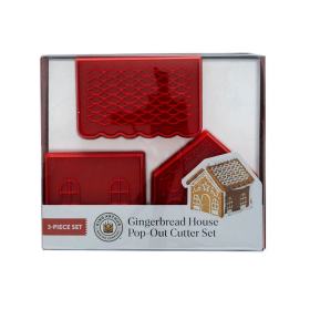 King Arthur Baking Company Gingerbread House Pop Out Cutters 3-piece