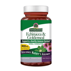 Nature's Answer Echinacea and Goldenseal Root 90 vegetarian capsules