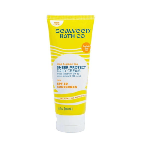 Seaweed Bath Co. Aloe & Green Tea Sheer Sunscreen SPF 30 Protection Cream 30 3.4 fl. oz