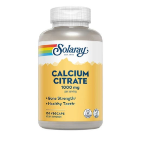 Solaray Calcium Citrate 1000 mg 120 VegCaps