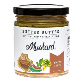 Sutter Buttes Sweet & Spicy Gourmet Mustard 9 oz.