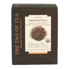 The Tao of Tea Italian Earl Grey Pyramid Sachets 15 count