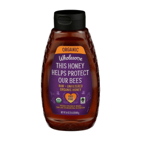 Wholesome Sweeteners Organic Raw Unfiltered Honey 24 oz.