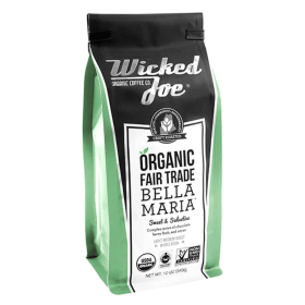 Wicked Joe Coffee Bella Maria Whole Bean Coffee 12 oz.