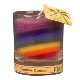Aloha Bay Rainbow Unscented Chakra Energy Candle 2.5 oz.