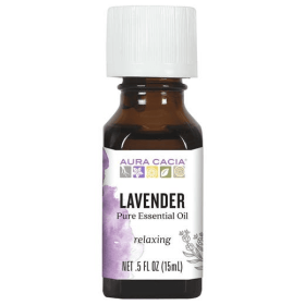 Aura Cacia Lavender Essential Oil, Boxed 0.5 fl. oz.