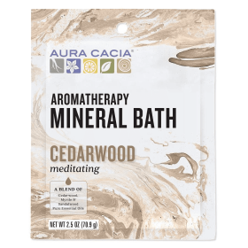 Aura Cacia Cedarwood Mineral Bath 2.5 oz.