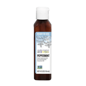 Aura Cacia Peppermint Ready to Use Essential Oil 4 fl. oz.