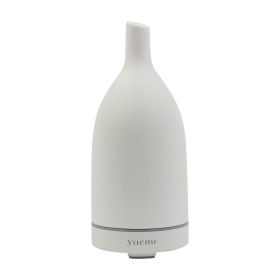 YUEMI Pure Essence Essential Oil Diffuser Ultrasonic Aromatherapy Diffuser 160ml Ceramic Stone Aroma Diffuser with 7 Colors LED Night Light 4 Tim