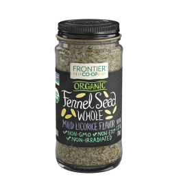Frontier Co-op Fennel Seed, Whole, Organic 1.27 oz.