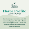 Simply Organic Lemon Pepper 3.17 oz.